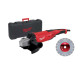 Кутова шліфувальня машина MILWAUKEE 230 мм AG22-230DMS-DSET (+ захисний кожух, бокова рукоятка, фланець, фланцева гайка, кабель,