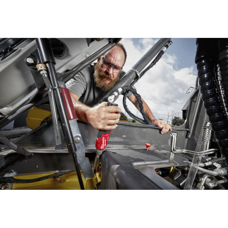 Високошвидкісна акумуляторна тріскачка FUEL 1/4 дюйма, довга M12 FHIR14LR-0 MILWAUKEE