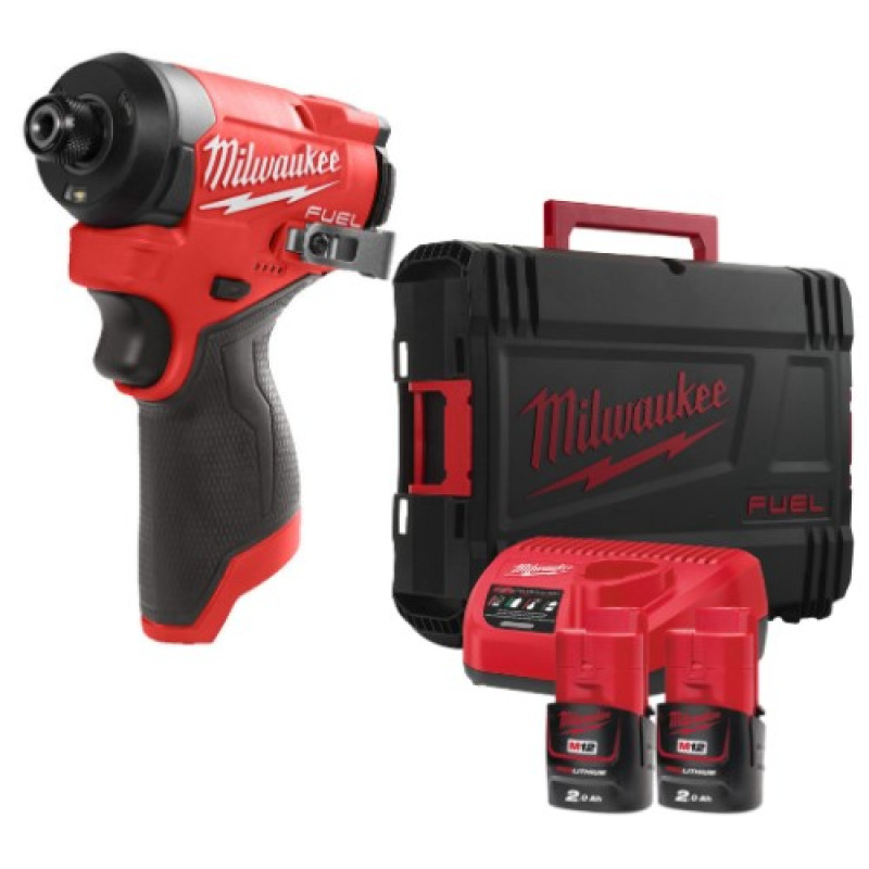 Винтоверт акумуляторнй M12 FID2-202X (170Нм) (+2 акумулятори, зарядний пристрій, HD кейс)