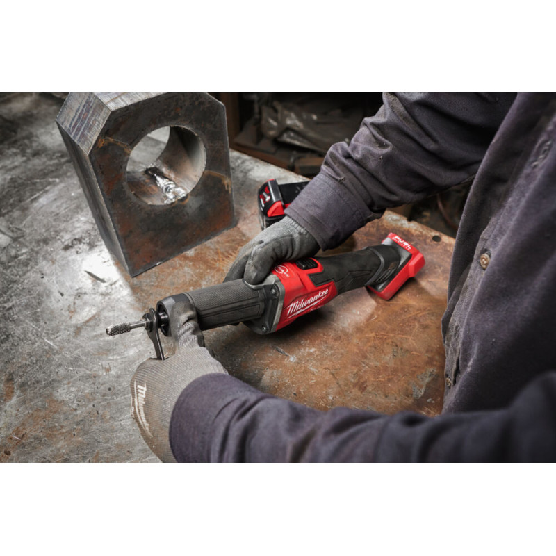 Шліфмашина пряма акумуляторна MILWAUKEE, M18 FDGRB-0X, O6/8мм (HDкейс)