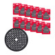 Сітка шліфувальна PG Mesh HL MILWAUKEE, 67х92мм, зерно 400, (12шт+подложка) (для M12 FDSS)