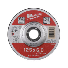 Диск зачистний по металу MILWAUKEE, SCS 41/125х6, діаметр 125мм