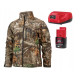 Куртка з підігрівом MILWAUKEE, M12 HJCAMO6-201(XXL), камуфляжна (розмір XXL) (+зар.пр., 1 акум.Х 2Аг)