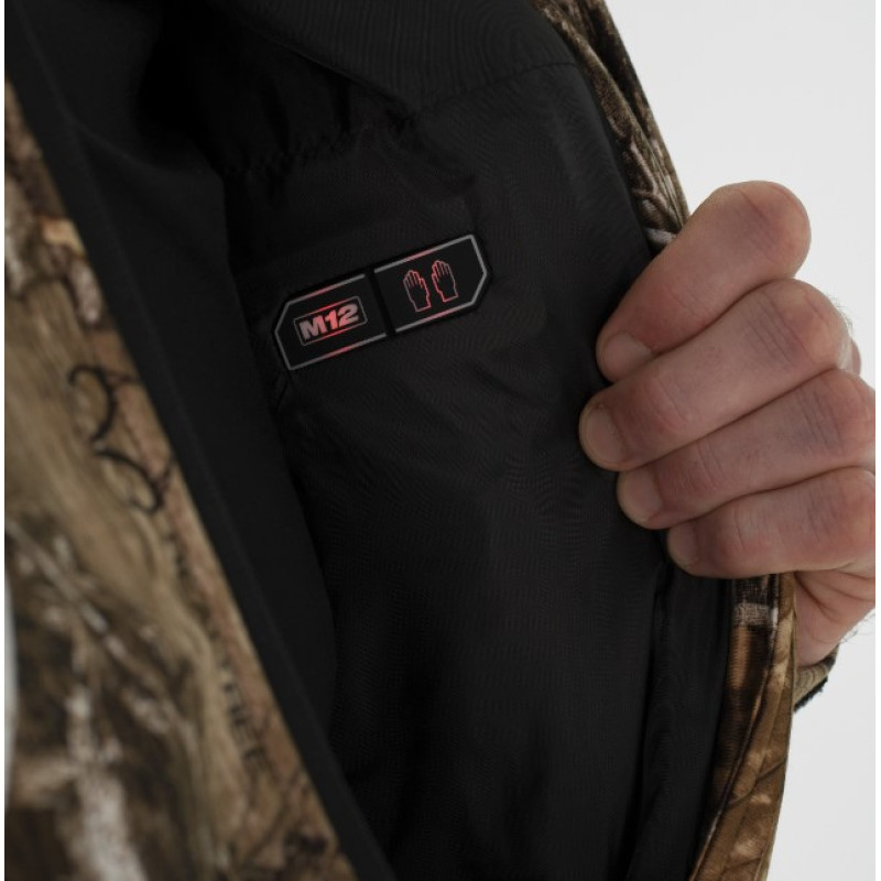Куртка з підігрівом MILWAUKEE, M12 HJCAMO6-0 (XXXL), камуфляжна (розмір XXXL)