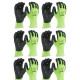 Рукавиці Hi-Vis сигнальні MILWAUKEE, з опором порізам 1/A рівня, розмір 10/XL, (12шт)