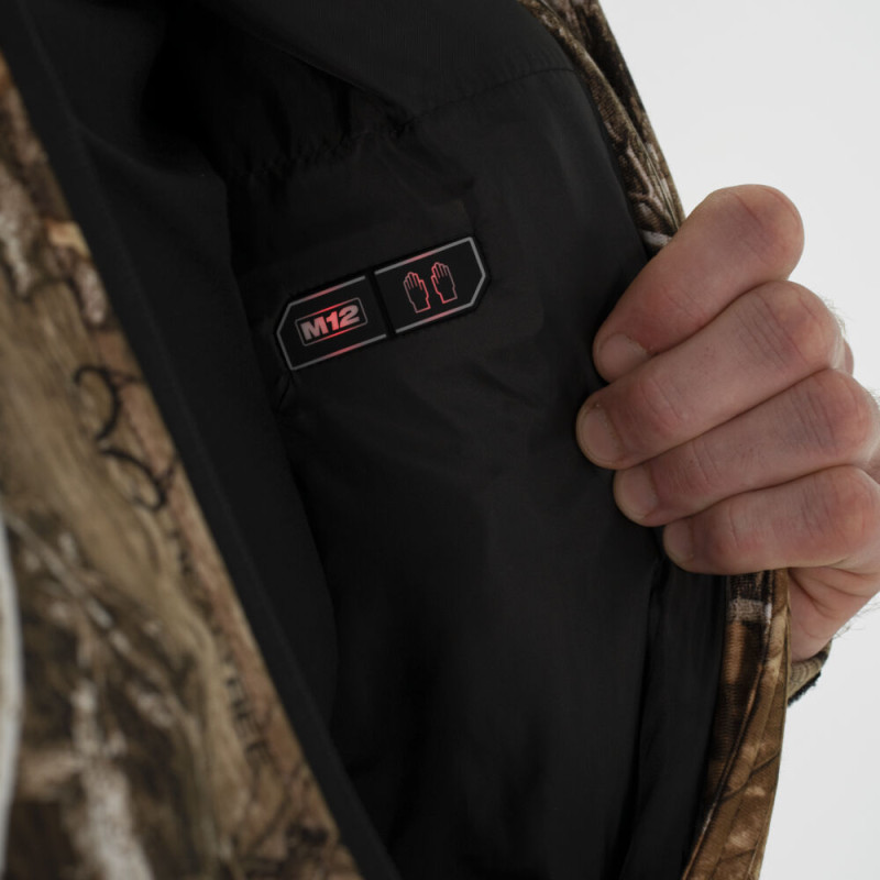Куртка з підігрівом MILWAUKEE, M12 HJCAMO6-0 (XXL), камуфляжна (розмір XXL)