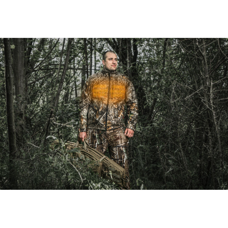Куртка з підігрівом MILWAUKEE, M12 HJCAMO6-201(XXL), камуфляжна (розмір XXL) (+зар.пр., 1 акум.Х 2Аг)