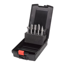Набір твердосплавних борфрез TC 6 X 10MM 5 предметів MILWAUKEE 4932493577, пластиковий кейс