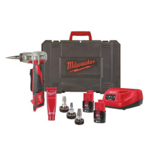Субкомпактний розширювальний інструмент UPONOR для системи Q&E Milwaukee C12 PXP-I06202C 4933441715 (+ заряд.пристрій, 2 акум.,
