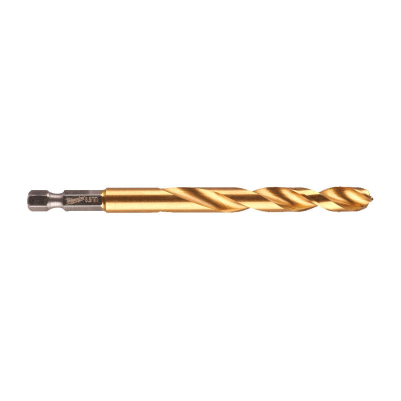 Свердло по металу RedHEX HSS-G TiN MILWAUKEE, діаметр 8,5 мм