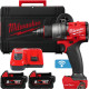 Дриль-шурупокрут акумуляторний з ударом MILWAUKEE, M18 ONEPD3-502X, 158Нм (+ заряд.пристрій, 2 акум., HD кейс)