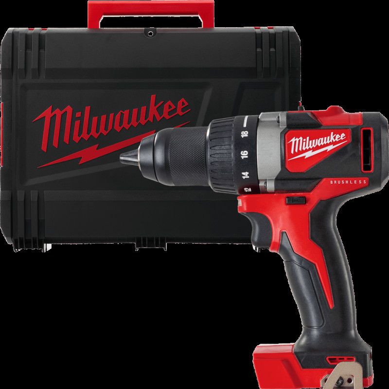 Дриль-шурупокрут акумуляторний MILWAUKEE, M18 BLDD2-0X, 82Нм (HDкейс)