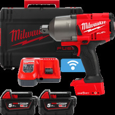 Гайкокрут високомоментний MILWAUKEE 3/4 дюйма(2034Нм) M18 FUEL ONEFHIWF34-502X ONE-KEY (+ заряд.прис, 2 акум.X 5Аг, HD кейс)