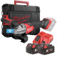 Шліфмашина кутова акумуляторна MILWAUKEE, M18 FSAGSVO125X-502X, діаметр 125мм (+зар.пр., 2ак.Х5Аг, HD кейс)