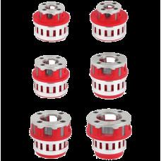 Набір головок для нарізання різблення PACKOUT MILWAUKEE FPT2HK BSPT Alloy, (для FPT2) (6шт)