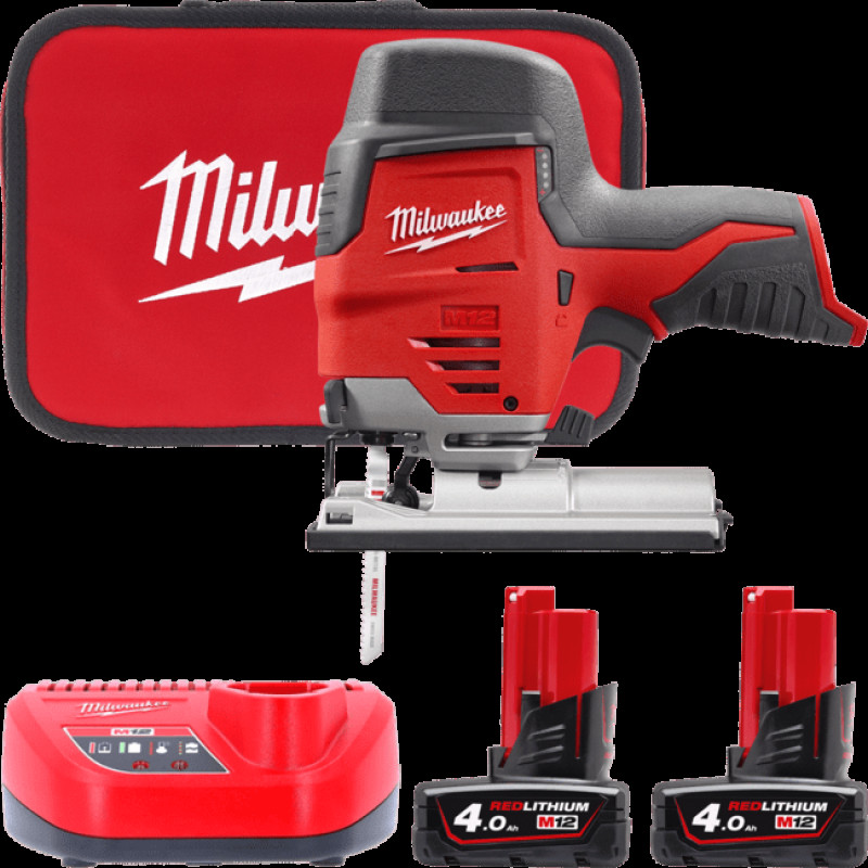 Акумуляторний лобзік MILWAUKEE M12 JS-402B (Li-Ion 4Ач) 4933441700
