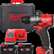 Дриль-шуруповерт акумуляторний MILWAUKEE, M18 FDD3-402C, 158Нм (+ зарядний пристрій, 2 акумулятори Х 4Ач, кейс)