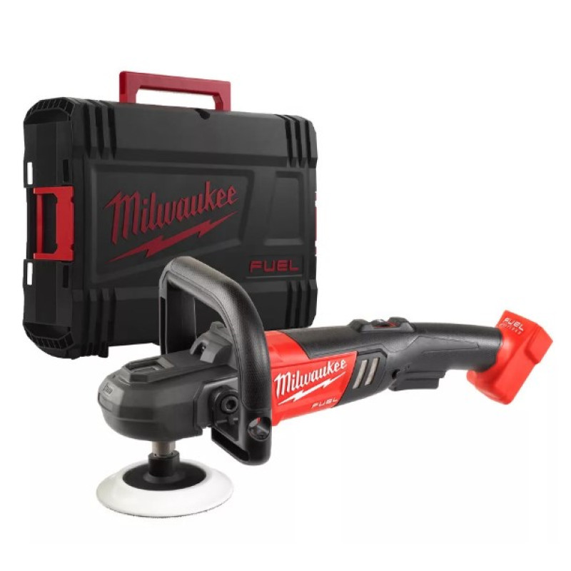 Машина полірувальна кутова акумуляторна MILWAUKEE M18 FAP180-0X, O диска 180мм, (+ полірувальна платформа, пилезахисний екран, D