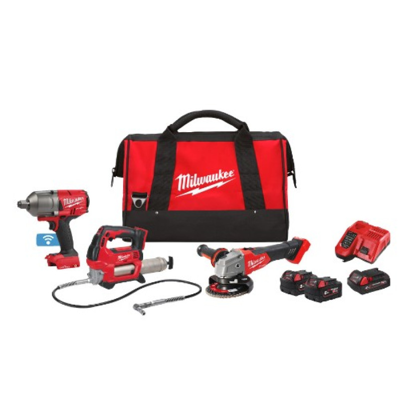 Набір акумуляторних інструментів АГРО M18 FPP3AK-523B MILWAUKEE