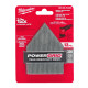 Сітка шліфувальна PG Mesh HL MILWAUKEE, 67х92мм, зерно 320, (12шт+подложка) (для M12 FDSS)