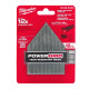 Сітка шліфувальна PG Mesh HL MILWAUKEE, 67х92мм, зерно 400, (12шт+подложка) (для M12 FDSS)
