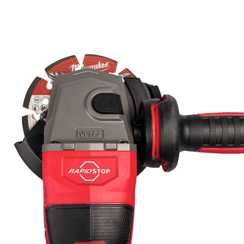 Шліфмашина кутова акумуляторна MILWAUKEE, M18 FHSAG150XB2-0X, діаметр 150мм (HDкейс)
