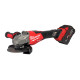 Шліфмашина кутова акумуляторна MILWAUKEE, M18 FHSAG125XB2-802X, діаметр 125мм (зарядний пристрій, 2акум. Х 8 Аг, HDкейс)
