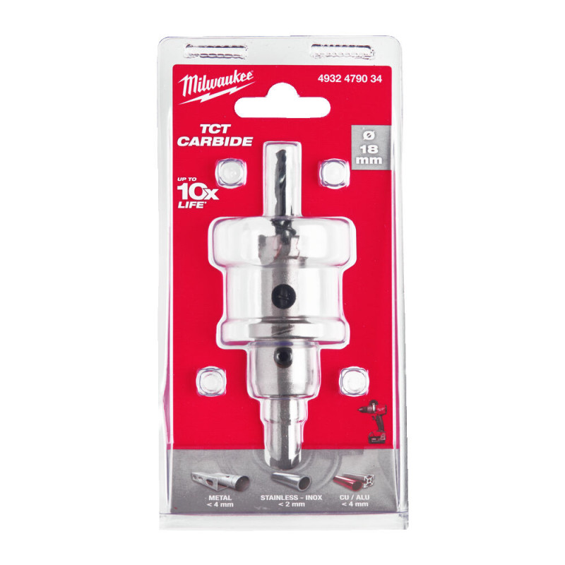 Коронка Holesaw TCT MILWAUKEE, Ø18мм