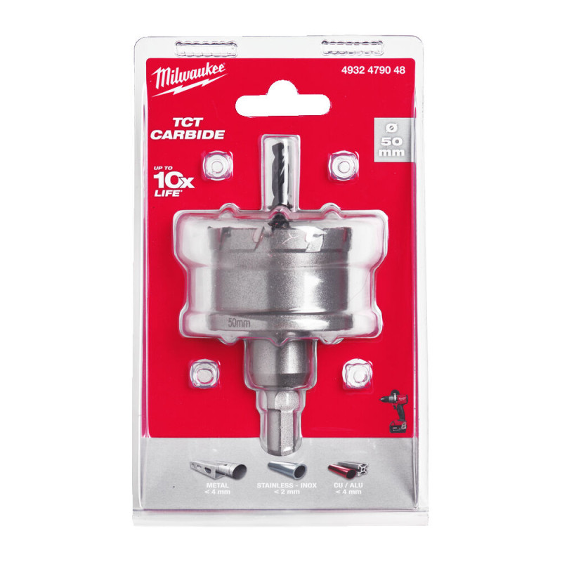 Коронка Holesaw TCT MILWAUKEE, Ø50мм