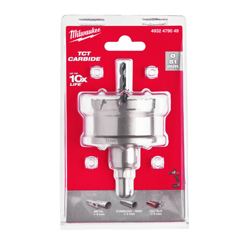 Коронка Holesaw TCT MILWAUKEE, Ø51мм