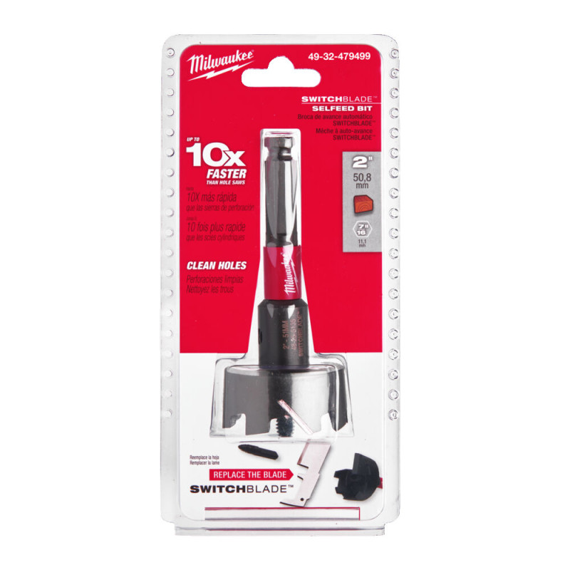 Насадка самоврізна SWITCHBLADE™ 7/16'' MILWAUKEE, діаметр 51мм