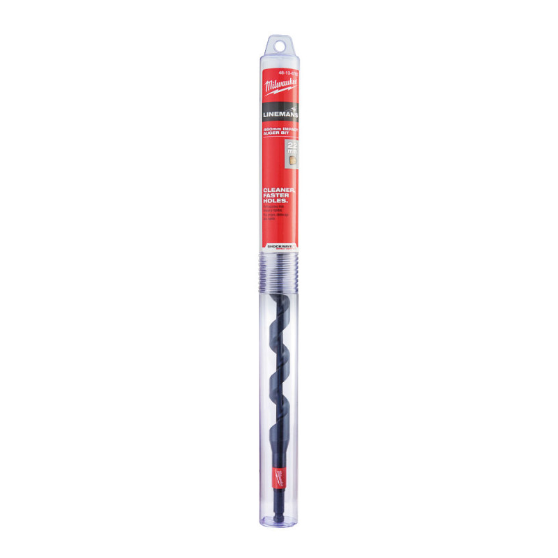 Cвердло спіральне Shockwave™ Lineman's 7/16'' Hex MILWAUKEE, діаметр 22х460х395мм