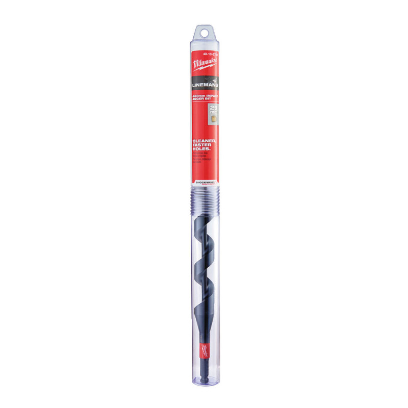 Cвердло спіральне Shockwave™ Lineman's 7/16'' Hex MILWAUKEE, діаметр 29х460х395мм