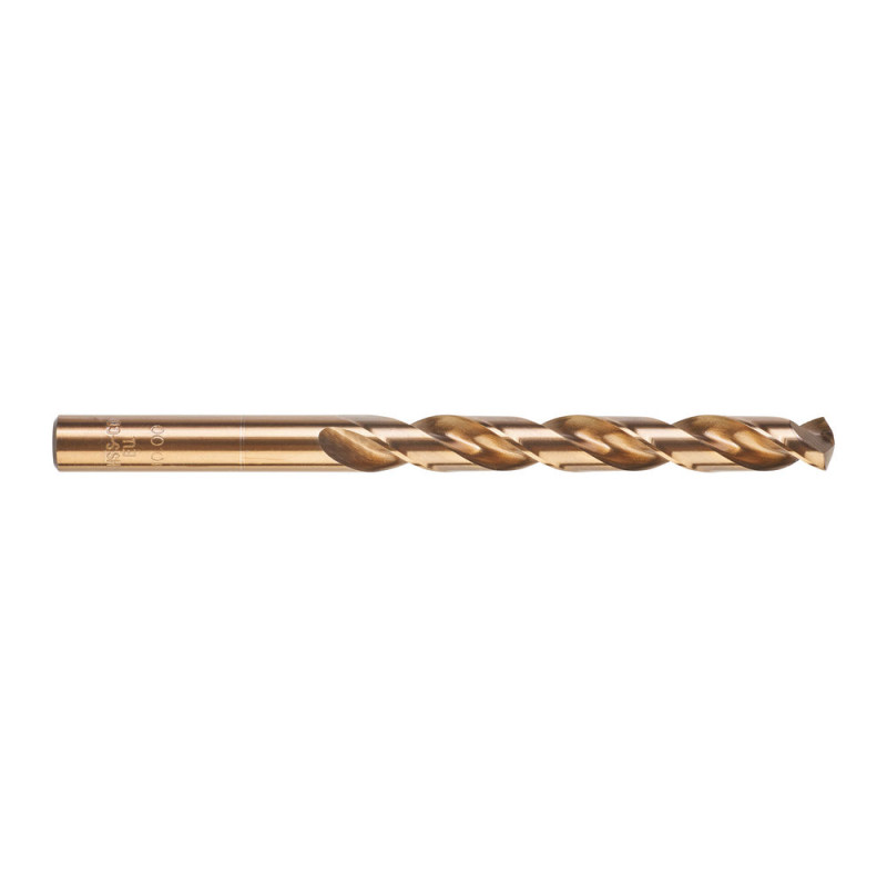Свердло по металу HSS-Co MILWAUKEE, DIN338, O10,0х133х87мм, (5шт), пластикова коробка