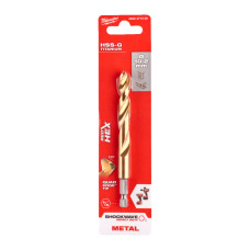 Свердло по металлу Milwaukee RedHEX HSS-G TiN. 10.2 мм