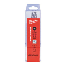 Свердло по металу THUNDERWEB HSS-G MILWAUKEE DIN338, Ø9,9х133мм, (5шт)