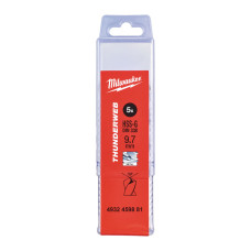 Свердло по металу THUNDERWEB HSS-G MILWAUKEE DIN338, Ø9,7х133мм, (5шт)