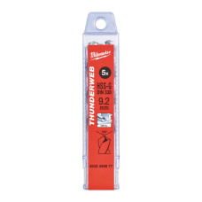 Свердло по металу THUNDERWEB HSS-G MILWAUKEE DIN338, O9,2х125мм, (5шт)