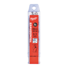 Свердло по металу THUNDERWEB HSS-G MILWAUKEE DIN338, Ø8,3х117мм, (5шт)