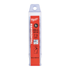 Свердло по металу THUNDERWEB HSS-G MILWAUKEE DIN338, Ø7,9х117мм, (5шт)