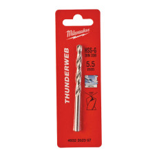 Свердло по металу THUNDERWEB HSS-G MILWAUKEE DIN338, діаметр 5,5 x 93 мм