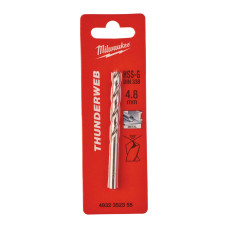 Свердло по металу THUNDERWEB HSS-G MILWAUKEE DIN338, діаметр 4,8x86 мм