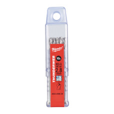 Свердло по металу THUNDERWEB HSS-G MILWAUKEE DIN338, Ø2,8х61мм, (10шт)