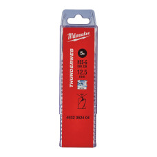 Свердло по металу THUNDERWEB HSS-G MILWAUKEE DIN338, діаметр 12,5x151 мм, (5шт)