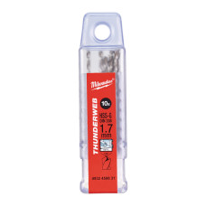 Свердло по металу THUNDERWEB HSS-G MILWAUKEE DIN338, Ø1,7х43мм, (10шт)