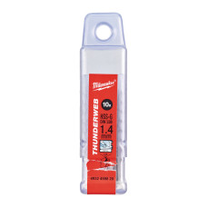Свердло по металу THUNDERWEB HSS-G MILWAUKEE DIN338, O1,4х40мм (10шт), пластикова коробка