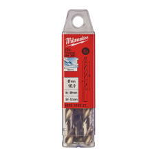 Свердло по металу HSS-G MILWAUKEE DIN1897, Ø10,0х89х43мм, скорочене, (5шт)