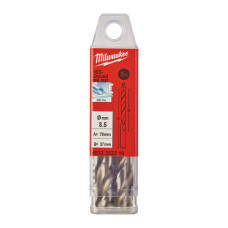 Свердло по металу HSS-G MILWAUKEE DIN1897, Ø8,5х79х37мм, скорочене, (5шт)