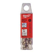 Свердло по металу HSS-G MILWAUKEE DIN1897, Ø5,0х62х26мм, скорочене, (10шт)