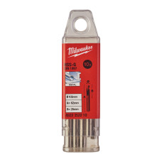 Свердло по металу HSS-G MILWAUKEE DIN1897, Ø4,8х62х26мм, скорочене, (10шт)